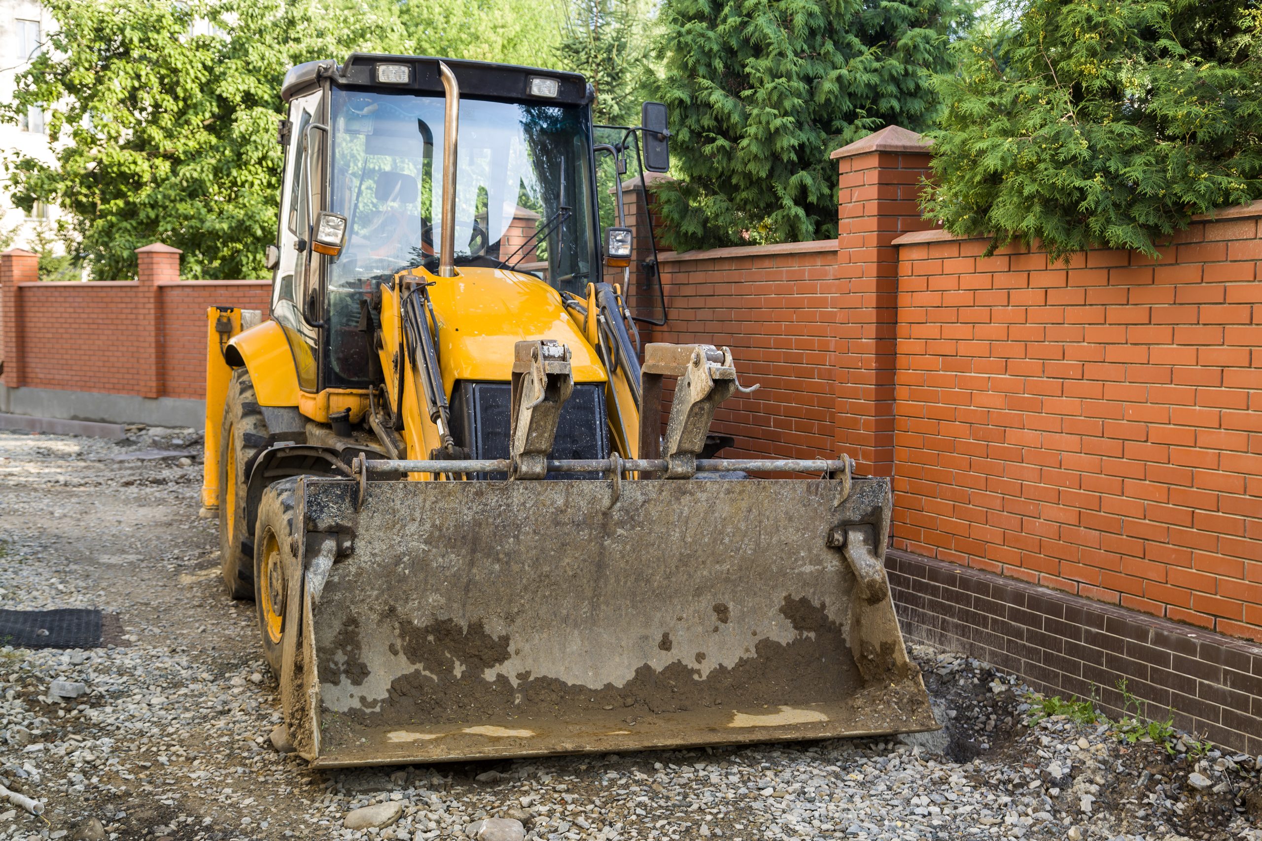 Koparka Nowy Sącz - niwelacja terenu